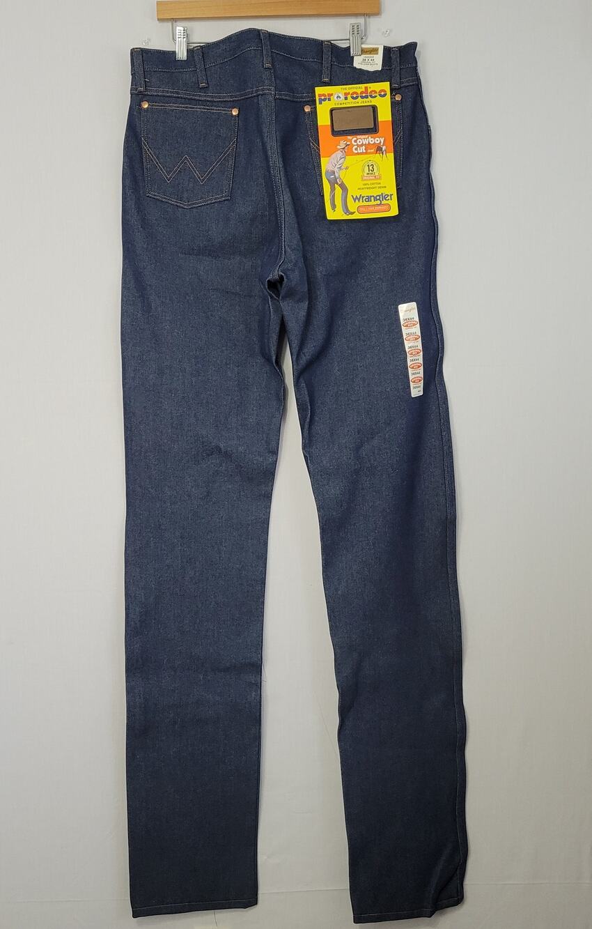 Wrangler Cowboy Cut Original Fit Jeans mens size 36x44 Western Classic Rodeo New